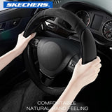 Funda para Volante Skechers Memory Foam 14,5"–15" | Antideslizante | Universal para Auto, SUV y Camioneta