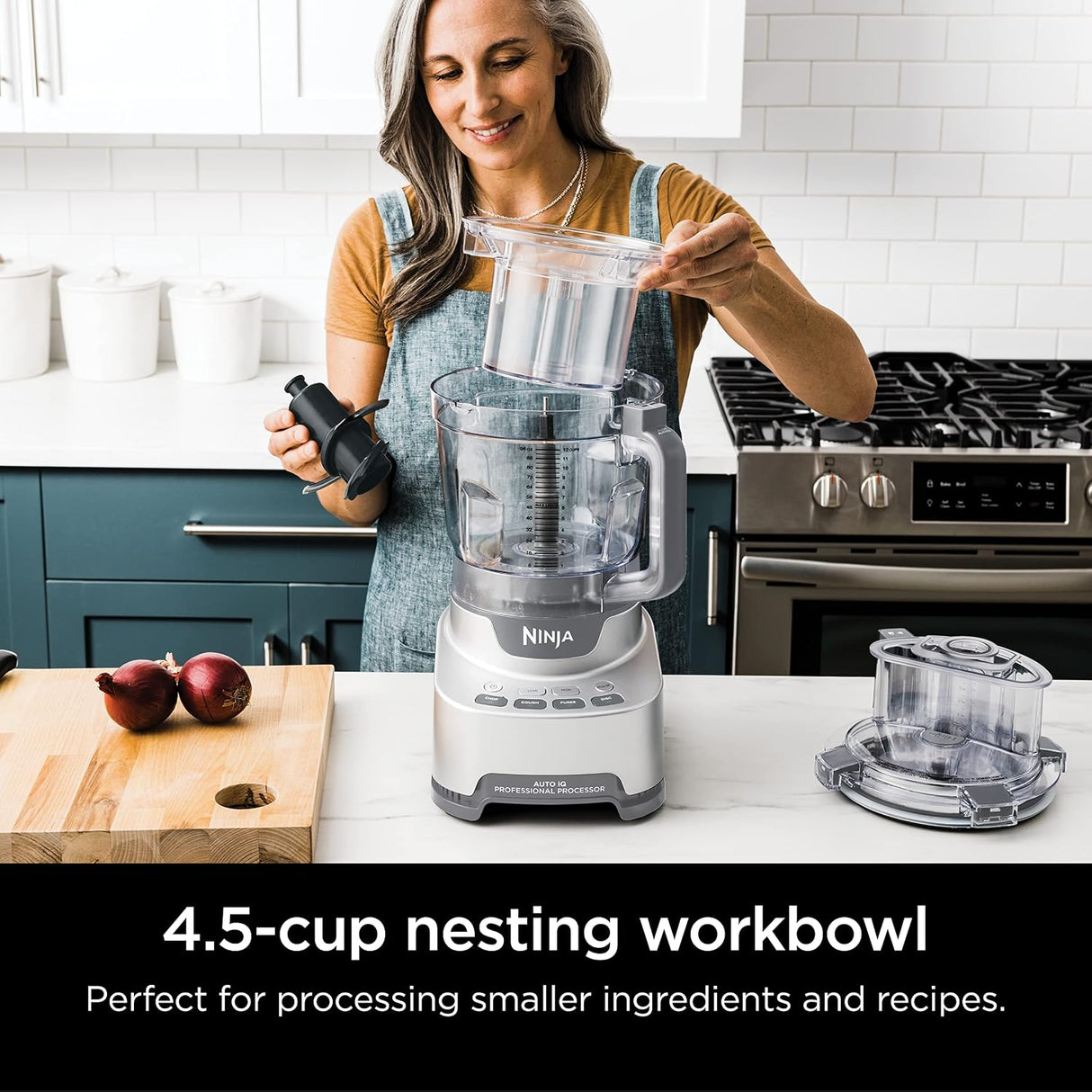Kit Bowl Anidable Ninja Professional XL 4,5 Tazas | XSKBWLNBWL | Compatible con NF701 | Nuevo