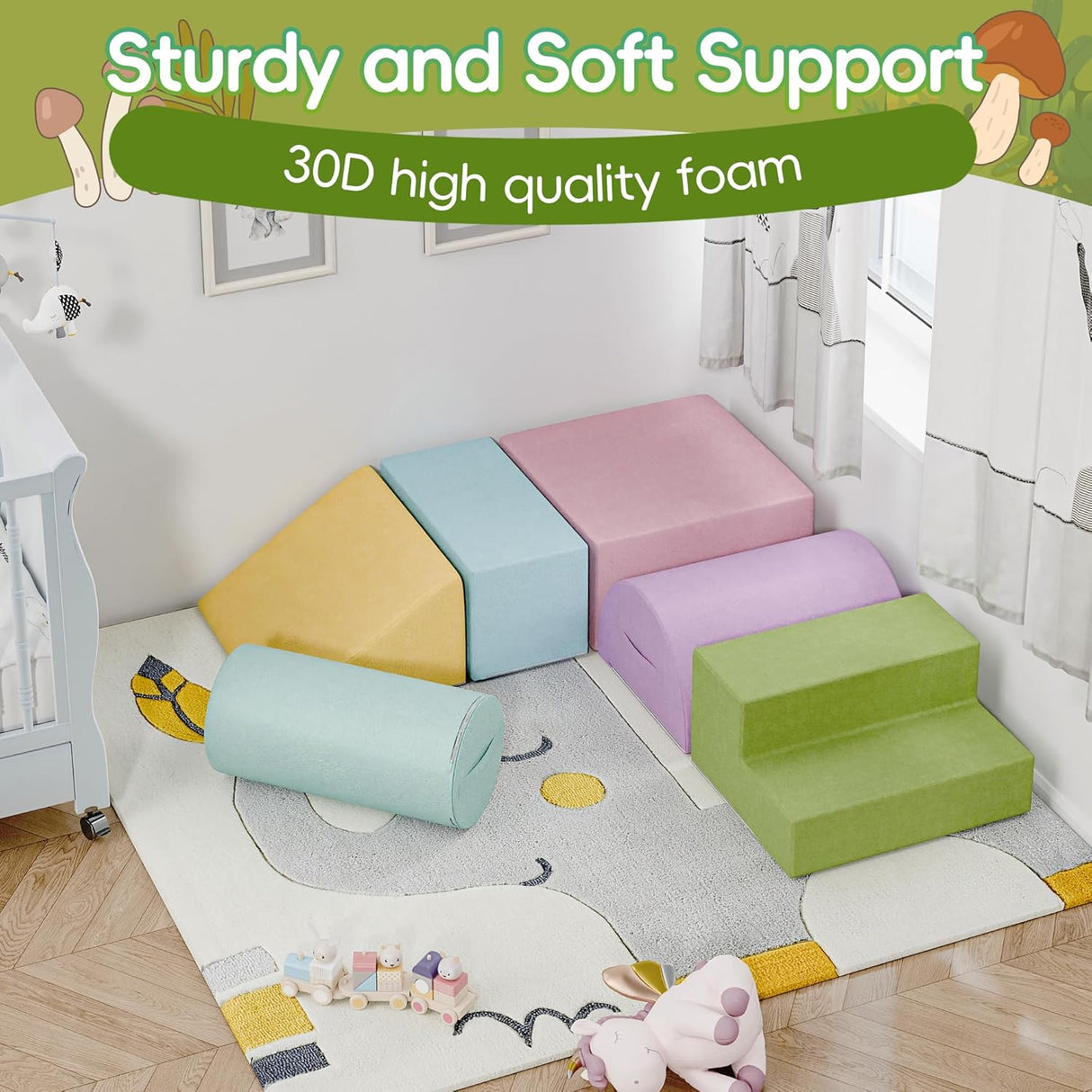 TOLEAD Bloques grandes de escalada para bebés