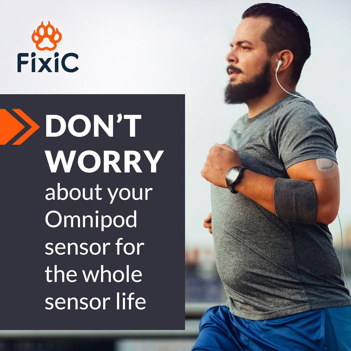 Fixic - Paquete de 25 - Parches Adhesivos - Perfecto para Omnipod