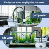 AQQA Cambiador de agua de acuario de 30 W