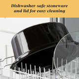 Crock-Pot 7 Quart Olla de Cocción Lenta Manual 120V 210W Acero Inoxidable
