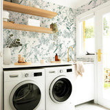 Papel Tapiz Autoadhesivo Safiyya Floral Birds | Flores y Pájaros | Vinilo Removible | 44 × 497 cm