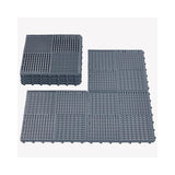 Set de 9 Baldosas Modulares Antideslizantes 30 x 30 cm – Gris Oscuro