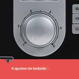 Tostadora de ranura extra ancha de 2 rebanadas Black + Decker 110V