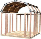 Kit de Cobertizo Fácil con Diseño de Armadura Estructuralmente (No incluye maderas)