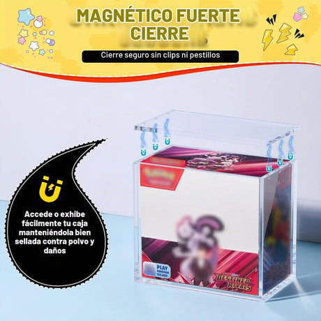 Kisbox Pack 2 Protectores Acrílicos para Booster Box Pokémon 5 mm