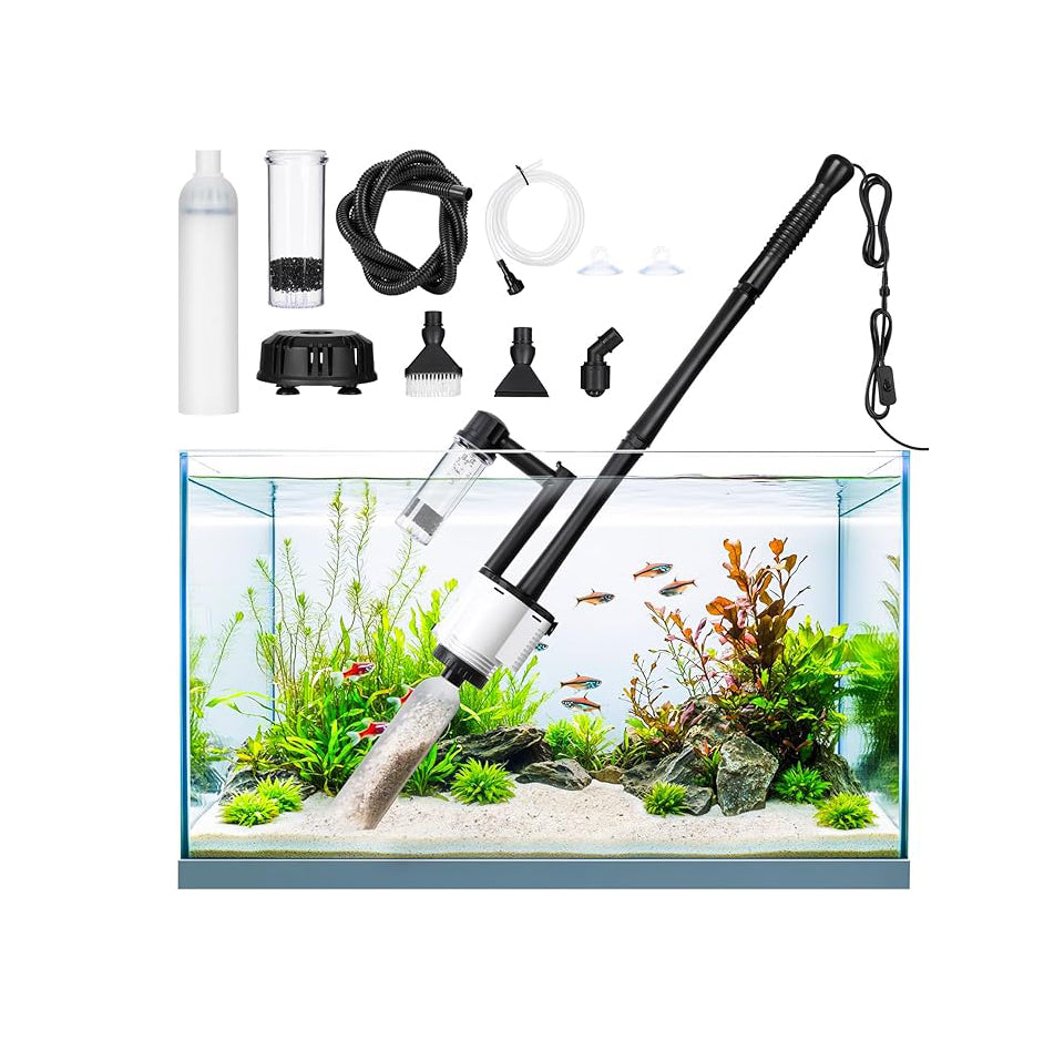 AQQA Cambiador de agua de acuario de 30 W