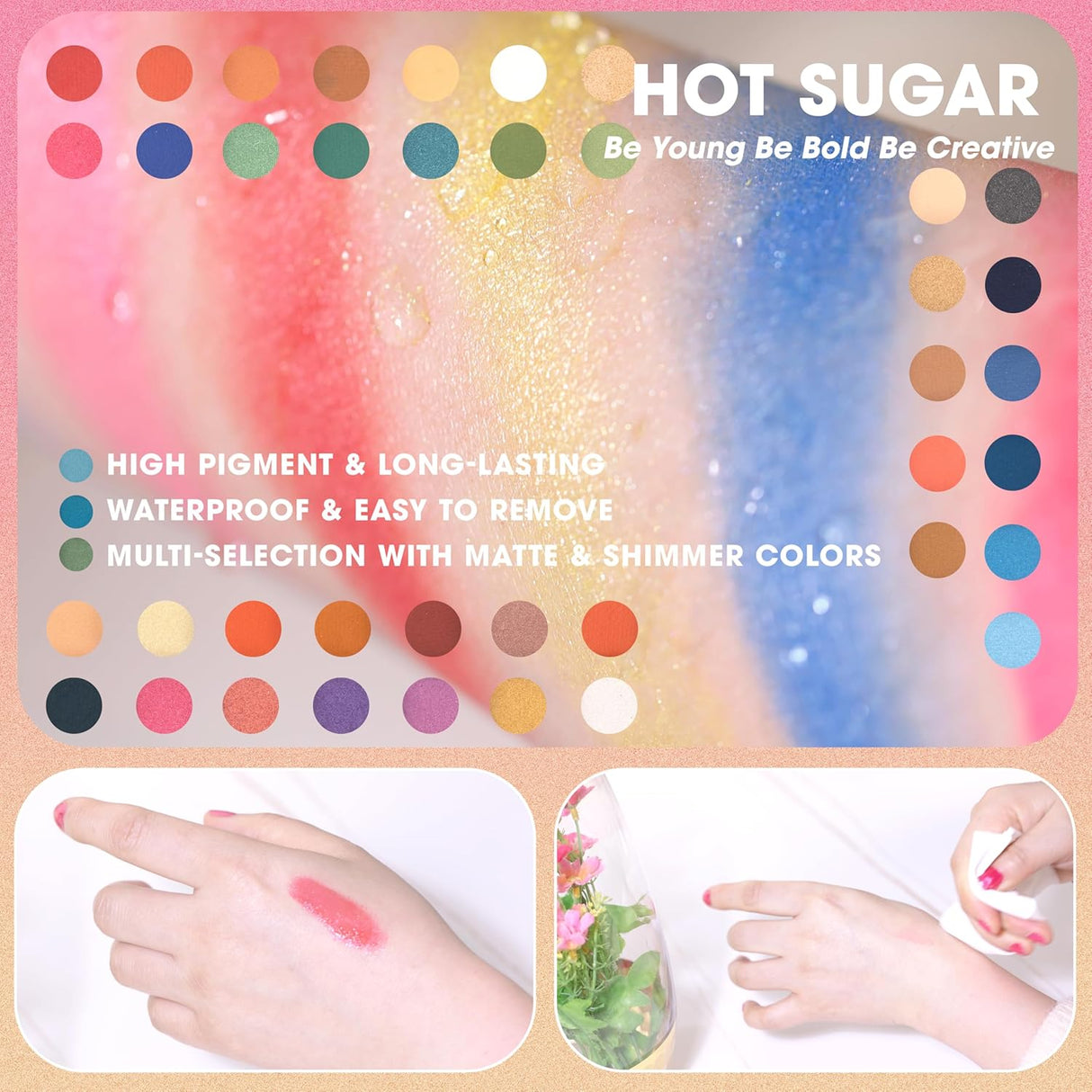 Kit de Maquillaje Hot Sugar para Adolescentes con Estuche Rosa