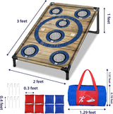 Juego de cornhole para fiestas en interiores y exteriores