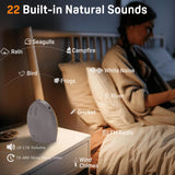 JALL K2 Sunrise Alarm Clock | Despertador Inteligente con Luz de Amanecer, Bluetooth, Máquina de Ruido Blanco, Radio FM y Doble Alarma