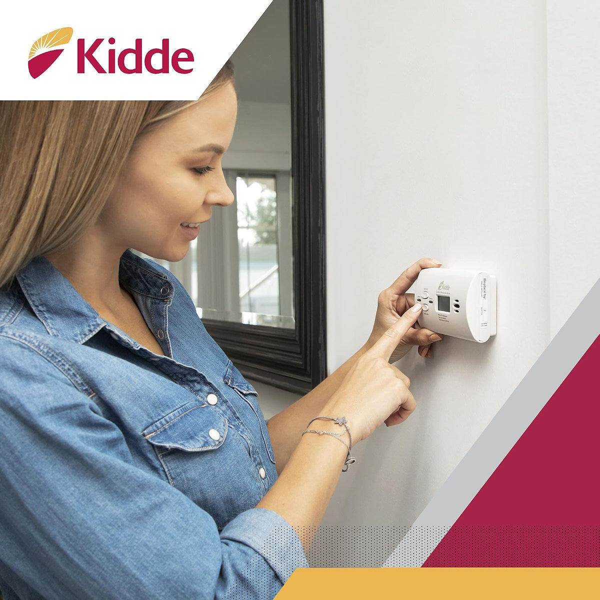 Detector de Monóxido de Carbono Kidde con Pantalla Digital – KN-COPP-B
