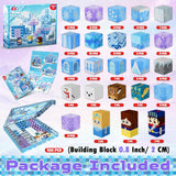 Bloques Magnéticos Castillo Princesa Azul 100 Piezas  | Juego STEM Educativo para Niños y Niñas