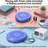 Gueray H-01 Reproductor de CD Portátil Discman con Audífonos y Anti-Salto