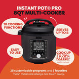 Instant Pot Pro olla eléctrica a presión 10 en 1 - 110V