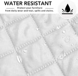 Easy-Going - Funda para sofá con forma de "L" fácil de usar Blanco
