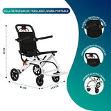 Silla de Ruedas de Traslado Liviana Portable