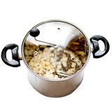 Lehman's All Popped! No Measure! Popcorn Popper – Olla para Palomitas de Maíz en Cocina 4,5 L