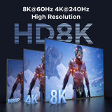 Switch KVM UGREEN para 3 Monitores y 2 Computadores | 8K@60Hz | USB 3.0 | Producto Openbox