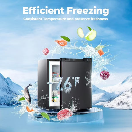 Congelador Electactic 32 L, 1.1 pies cúbicos con 7 termostato ajustables 115V