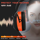Auriculares de Radio PROHEAR 027 AM/FM con Pantalla Digital y Protección Auditiva