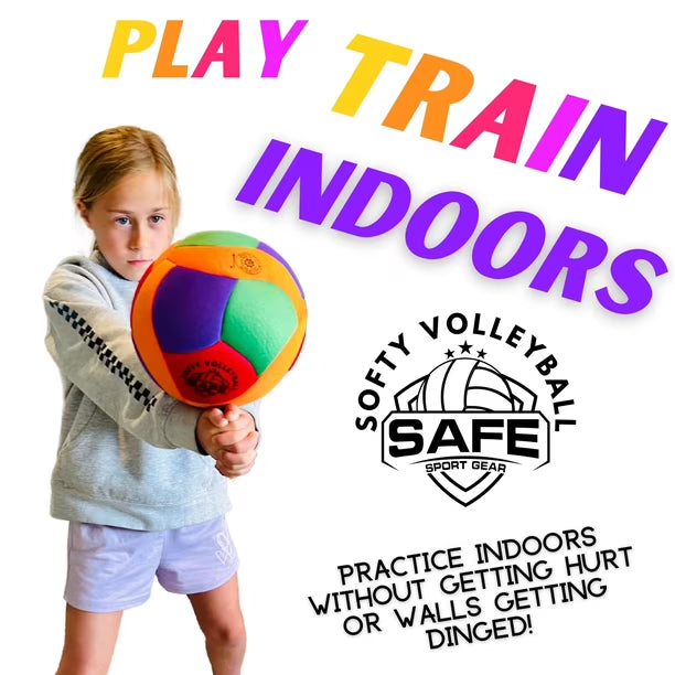 Equipo deportivo seguro de voleibol Softy Soft diseñado para niños de 8 a 12 años