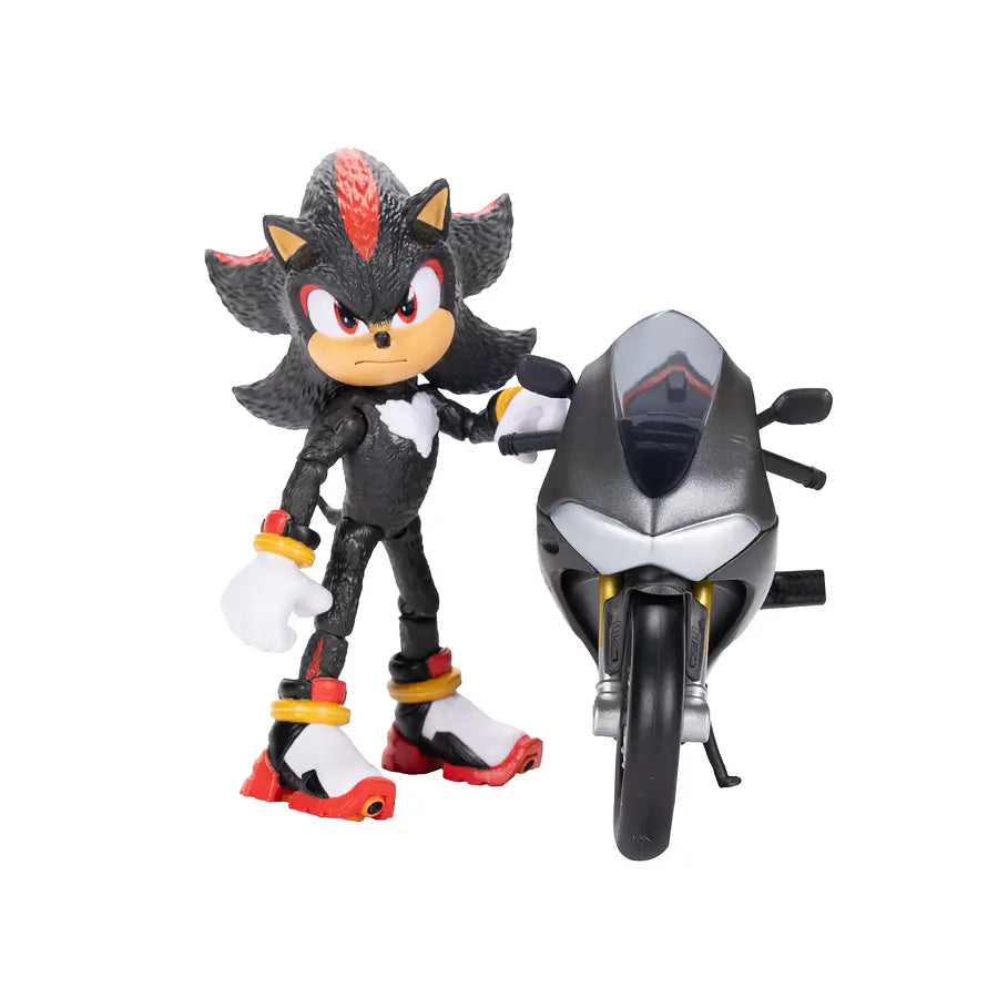 Sonic the Hedgehog 3 Shadow 5" con Motocicleta – Jakks Pacific