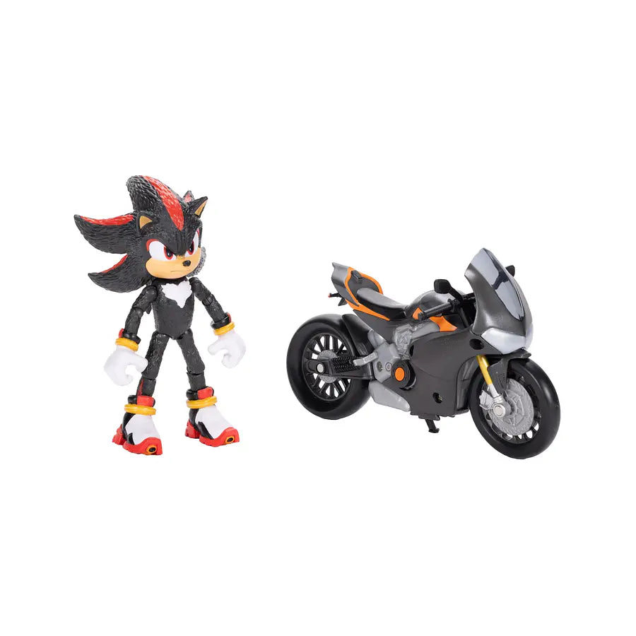 Sonic the Hedgehog 3 Shadow 5" con Motocicleta – Jakks Pacific