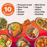 Instant Pot Pro olla eléctrica a presión 10 en 1 - 110V