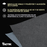 TACTIK Soft Top de Reemplazo para Jeep Wrangler TJ 1997-2006 – Black Denim