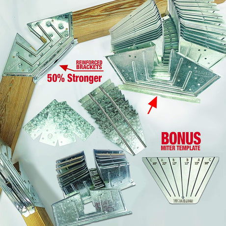 Kit de Cobertizo Fácil con Diseño de Armadura Estructuralmente (No incluye maderas)