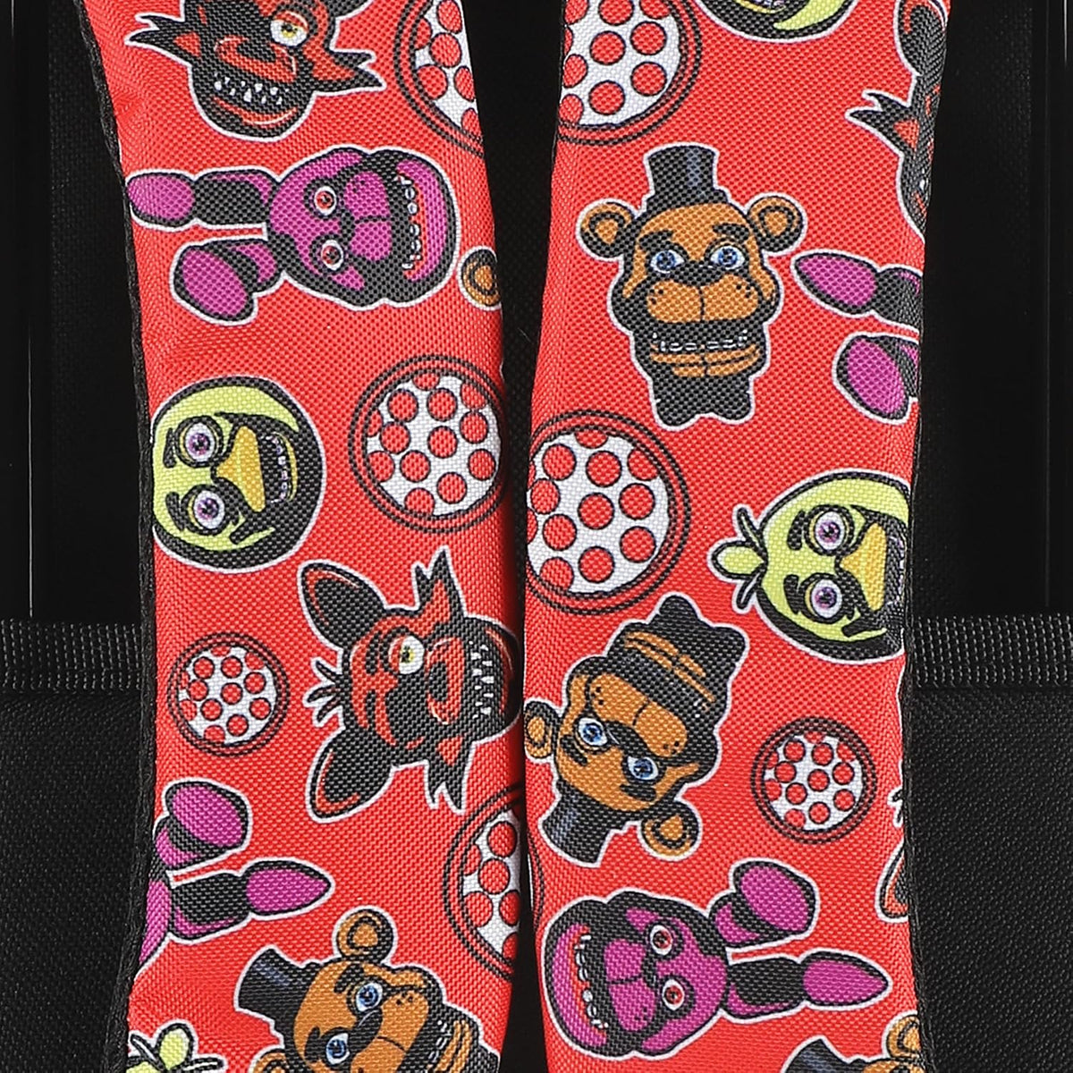 Mochila de Viaje Rodante Five Nights at Freddy’s 16” con Ruedas y Llavero de Pizza – Bioworld