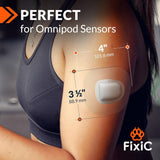 Fixic - Paquete de 25 - Parches Adhesivos - Perfecto para Omnipod