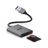 Lector de Tarjetas de Memoria Acer USB-A 3.0 Doble Ranura de Aluminio