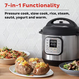 Instant Pot Duo 7 en 1 | Olla a Presión Eléctrica 8 Quarts (7,6 Litros) | 1200 W | Acero Inoxidable / 120V