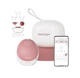 Momcozy Extractor de Leche Eléctrico Portátil Mobile Flow|M9, 1 Paquete, Rojo