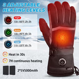Guantes Térmicos Hfshimlux 5V con Baterías Recargables de 5000 mAh | Impermeables |
