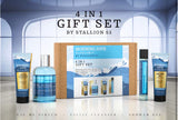 Set emper lahab de stallion 53 unisex (4 piezas) 96 ml edp sp/96 ml sg/96 ml limpiador facial/19 ml edp sp