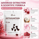 Astaxantina Aiwevon 12 mg – 120 Cápsulas Blandas con Aceite MCT