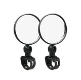 Pack x6 Espejo Retrovisor Bicicleta y Moto Vintage Ajustable ovalado negro