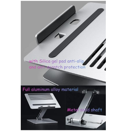 Soporte pegable de aluminio para Tablet, Notebook y/o MacBook