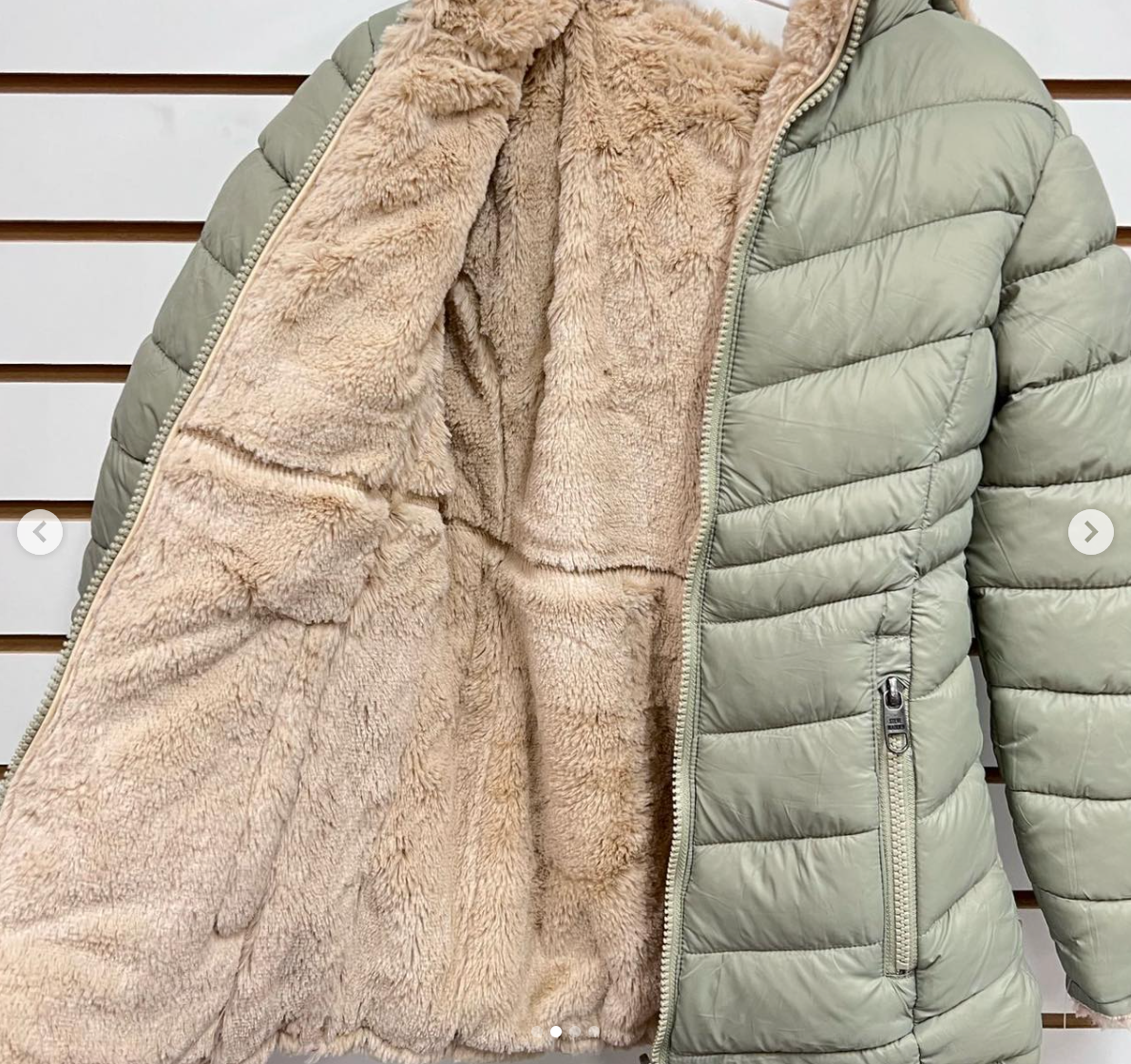 Parka Steve Madden Niña verde oliva