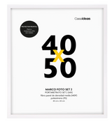 Set 2 marcos para foto plástico PS 40x50 cm