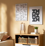 Set 2 marcos para foto plástico PS 40x50 cm