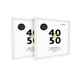 Set 2 marcos para foto plástico PS 40x50 cm
