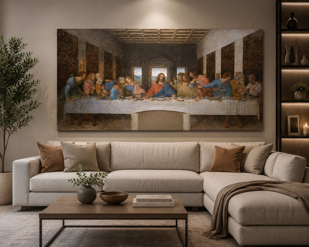 Cuadro Canvas Reproducción "La Última Cena" – Leonardo da Vinci