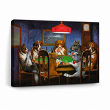 Cuadro Canvas Reproducción "Dogs Playing Poker" – A Friend in Need