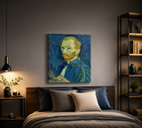 Cuadro Canvas Reproducción "Autorretrato de Vincent van Gogh" – 1889