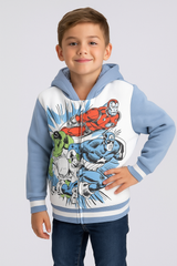 Poleron Hoodie Plush graphic Marvel para niños