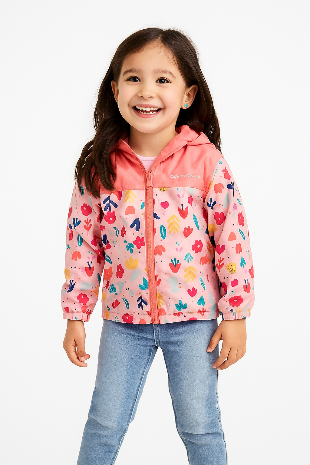 Eddie Bauer Chaqueta impermeable para niñas pequeños